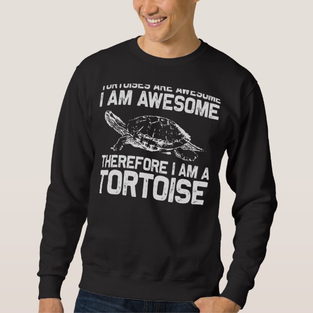 Tortoise Designs For Men Women Turtle Terrapin   Sweatshirt (Vorderseite)