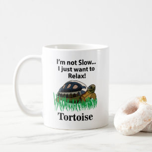 Tortoise Ich Wollte nur, um Tiere Niedlich zu fühl Kaffeetasse