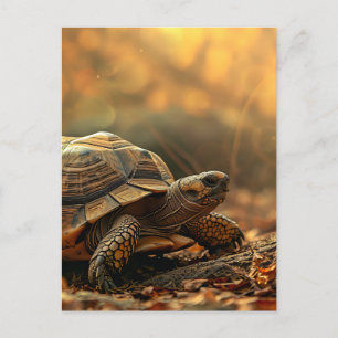 Tortoise in der Wildnis Postkarte