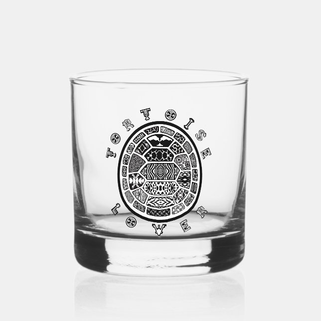 Tortoise Lover Whiskey Whiskyglas (Vorderseite)