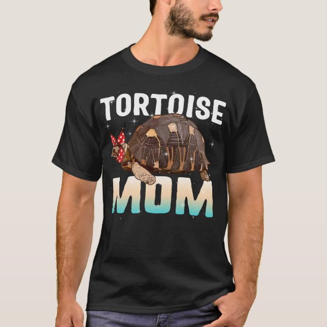 Tortoise Mama Shirt, Sulcata Tortoise, Rette T-Shirt (Vorderseite)