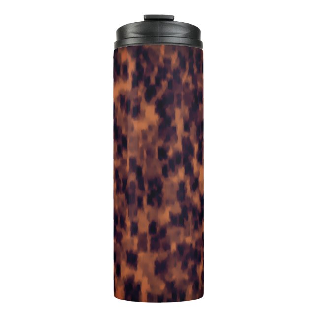 Tortoise Muschel Druckmuster Dekorieren Thermosbecher (Vorderseite)