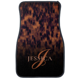 Tortoise-Muschel Muster für die gedruckte Monogram Autofußmatte