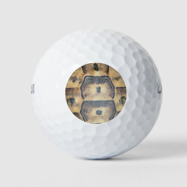 Tortoise Muschel Muster Golfball (Vorderseite)