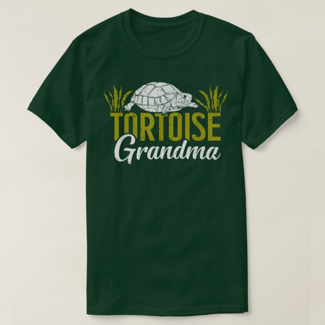 Tortoise Oma Reptiles Tortoise Lover T-Shirt (Design vorne)
