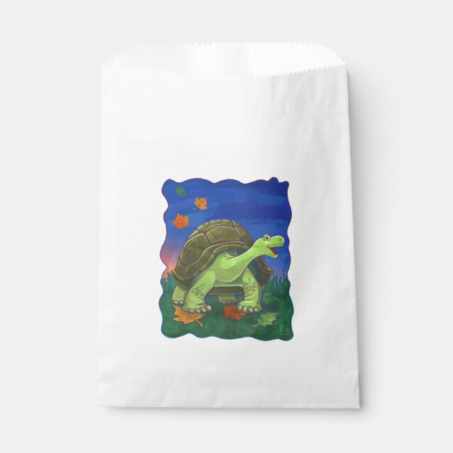 Tortoise Party Center Geschenktütchen (Vorderseite)