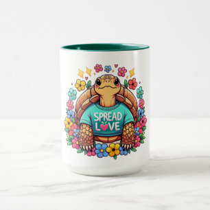 Tortoise Spread-Liebe   Mug Tasse