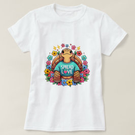 Tortoise Spread-Liebe | Oben T-Shirt