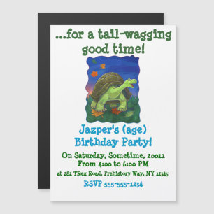 Tortoise Stationery Magneteinladung