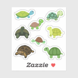 Tortoise Stickers Aufkleber