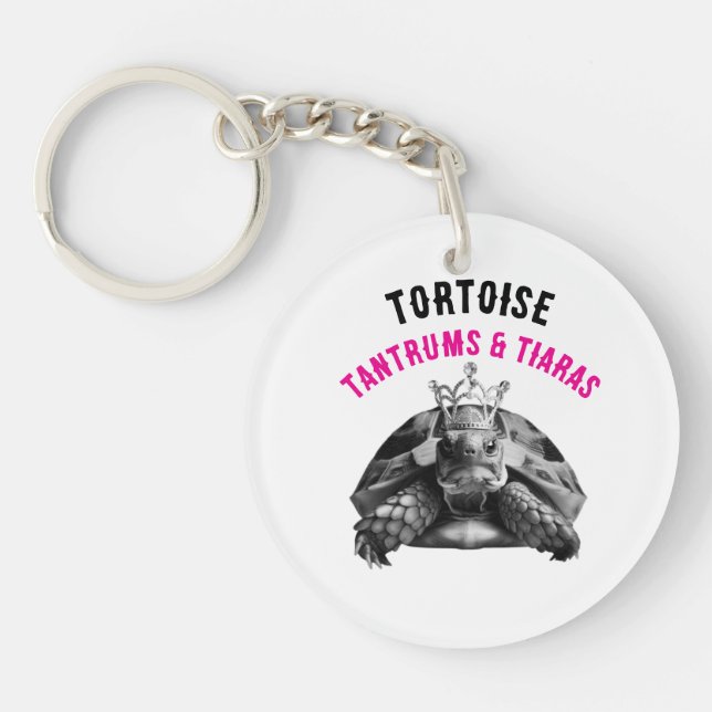 Tortoise Tantrums & Tiaras | Schlüsselring (Vorderseite)