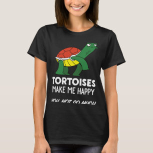 Tortoise Tortoises machen mich glücklich T-Shirt