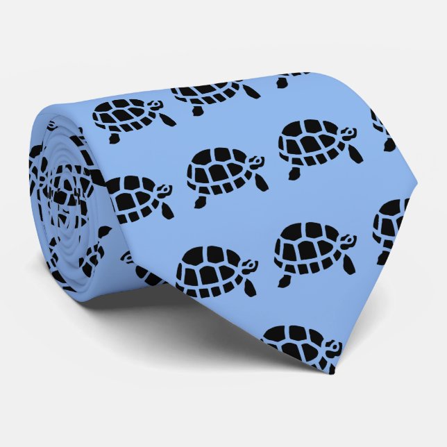 Tortoise Turtle Krawatte (Gerollt)