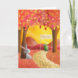 Tortoise und Hare 2 - Grußkarte Karte