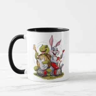 Tortoise und Hare Rock and Roll Tasse
