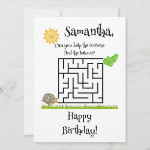 Tortoise und Salat, Geburtstagskarten