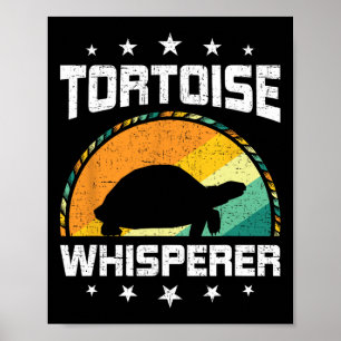 Tortoise Whisperer Fischen Aquarium Tank Poster