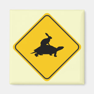 Tortoiseback Hare Crossing Magnet