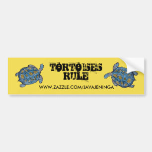 Tortoises Rule Autoaufkleber