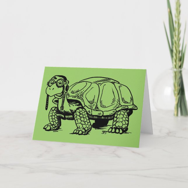 Tortoises sind COOL! Grußkarte Karte (Vorderseite)