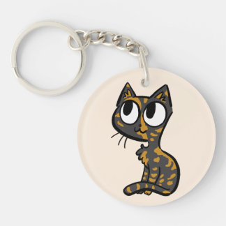 Tortoiseshell Cat Schlüsselanhänger