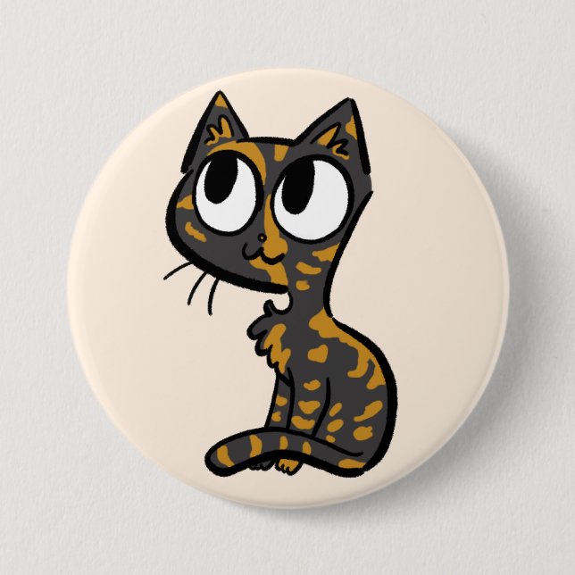 Tortoiseshell Chat Button (Vorderseite)