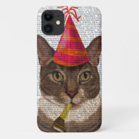 Tortoiseshell Chat mit Party Hat