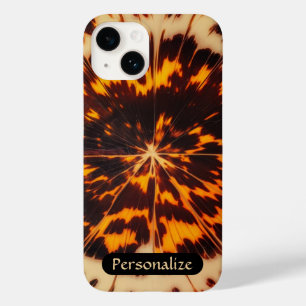 Tortoiseshell Nahtloses Muster Brown Black Chic Case-Mate iPhone 14 Hülle