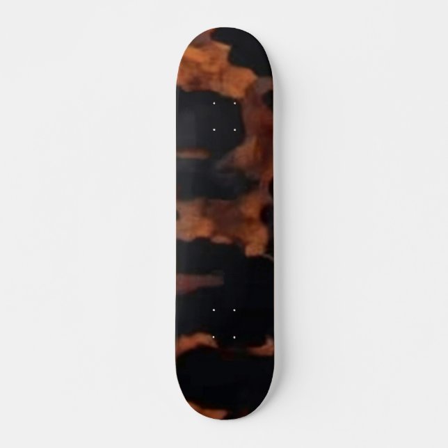 Tortoiseshell Nahtloses Muster, Chic TortoiseShell Skateboard (Vorne)
