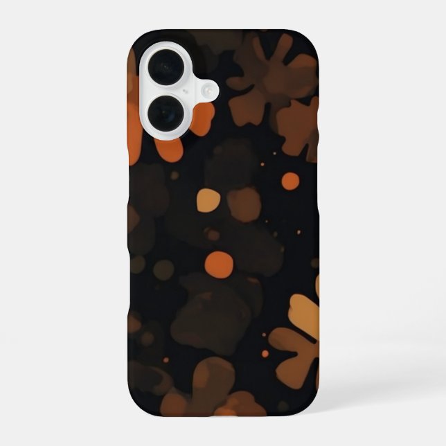 TortoiseShell Vintag Retro, Tortoiseshell Muster iPhone 16 Hülle (Rückseite)