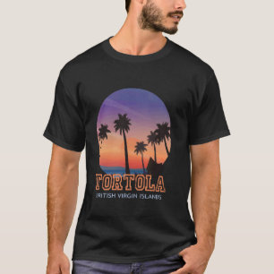 Tortola Britische Jungfrauen Sunset Beach T-Shirt