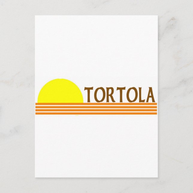 Tortola Postkarte (Vorderseite)