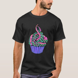 Tortopus Tintenfisch Cupcake Gebäck Konditor Cupca T-Shirt