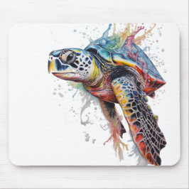 Tortuga Marina multicolor Mousepad