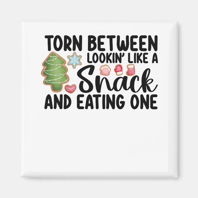 Tortur zwischen dem Aussehen wie eine Snack und de Magnet (Vorne)