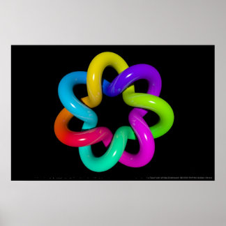 Torus Drehung Poster
