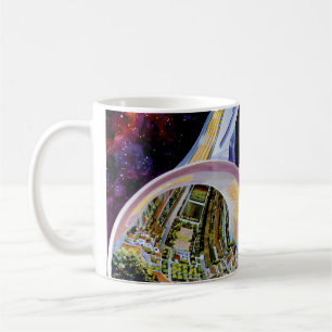 Torus-Raumstation Habitat Kolonie Künstler Konzept Tasse