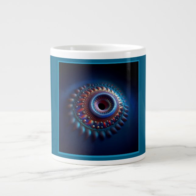 Torus Wormhole Jumbo-Tasse (Vorderseite)