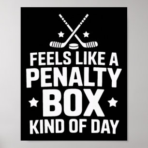Torwart beim Hockey fühlt sich wie ein Tag für die Poster