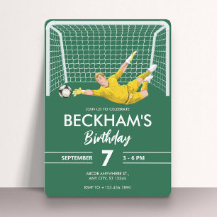 Torwart Fußball  Einladung