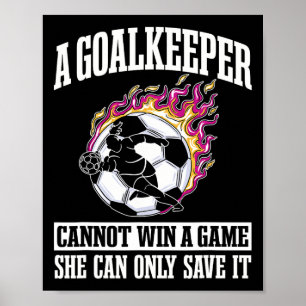 Torwart Fußballspieler Sport Keeper Poster