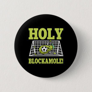 Torwart Fußballspieler Torhüter Guacamole-Liebhabe Button
