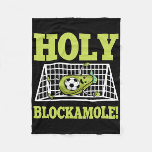 Torwart Fußballspieler Torhüter Guacamole-Liebhabe Fleecedecke