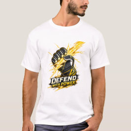 Torwart-Handschuh Blitz | Verteidige mit Kraft T-Shirt