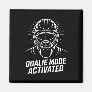 Torwart-Modus aktiviert Eishockey-Torwartmaske Magnet