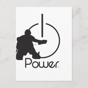 Torwart Postkarte