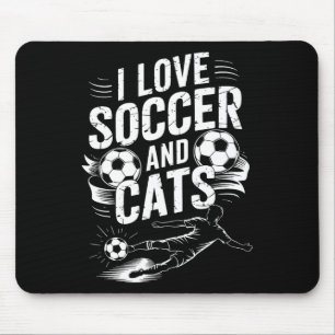 Torwart Spieler Und Trainer Team, ich liebe Fußbal Mousepad