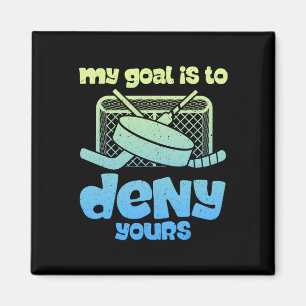 Torwart Verleugnung Lustiger Eishockey Humor De Magnet