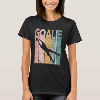 Torwart Vintage Fußball Torhüter Retro Fußball T-Shirt