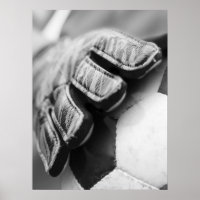 Torwarthandschuhe Porträt Nahaufnahme